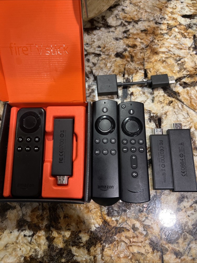 Amazon Streaming lot Mixed Models Boxes Sticks Remotes Cords AS IS