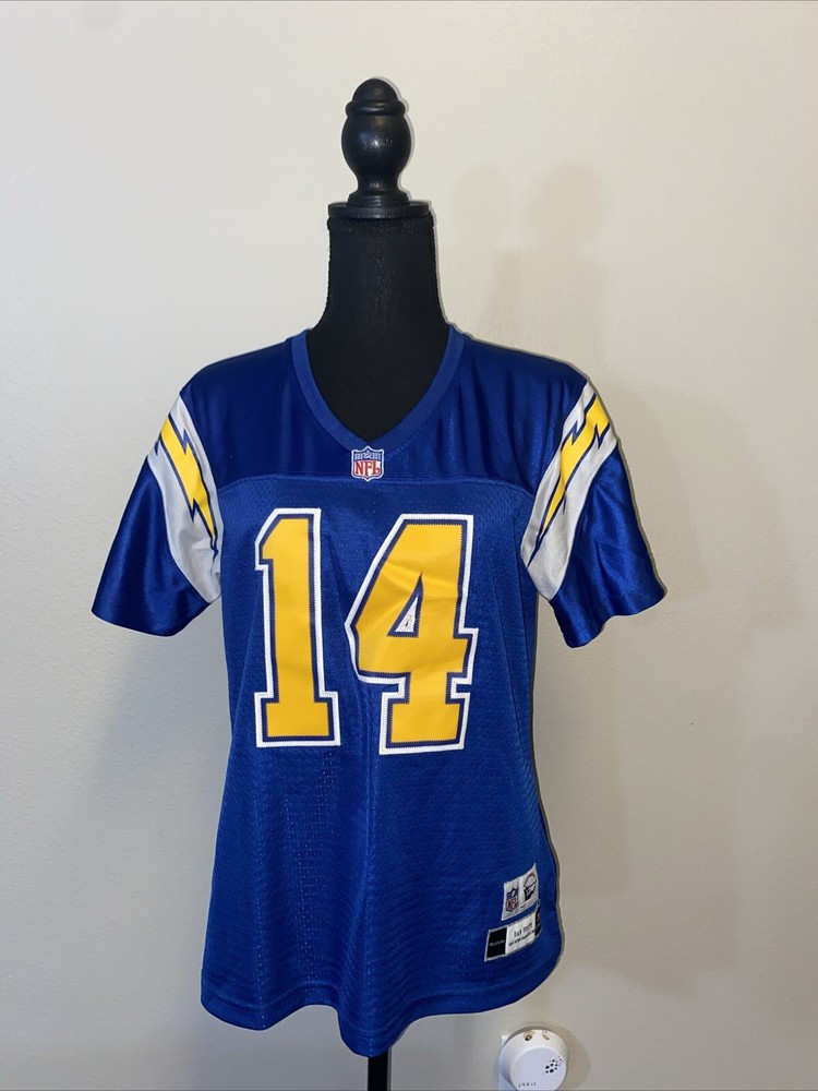 Reebok NFL Throwback Jersey Women Medium Dan Fouts San Diego Chargers