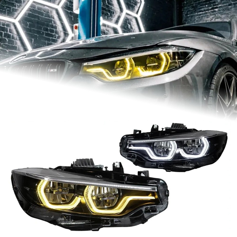 V2 style Headlights LCI2 for BMW M3 M4 F32 F36 F80 F82 2013-2020