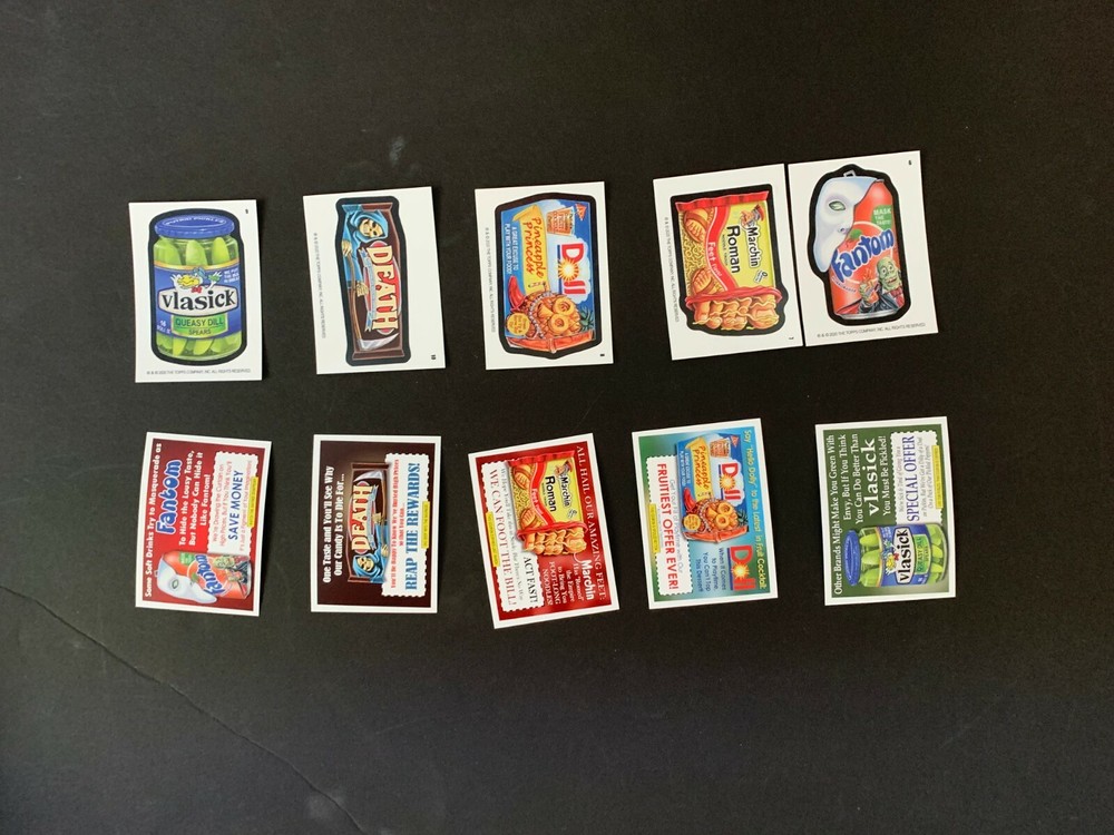 2020 Topps Wacky Packages All New Series Week 2 Complete Coupon Backs Set-image