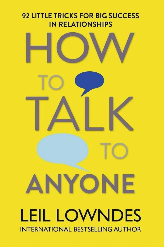 How To Talk To Anyone Paperback By Leil Lowndes d721