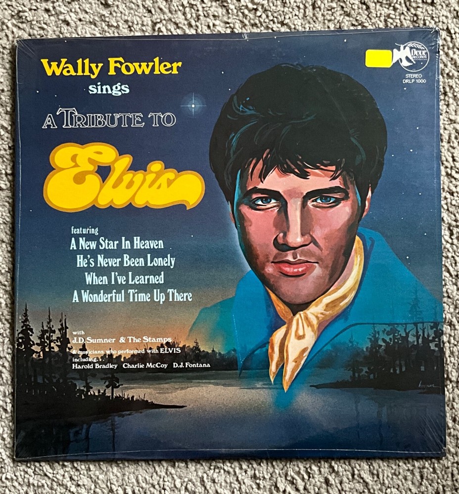 Wally Fowler A Tribute To Elvis Gospel Music Sealed Vinyl LP 1977 NEW RARE