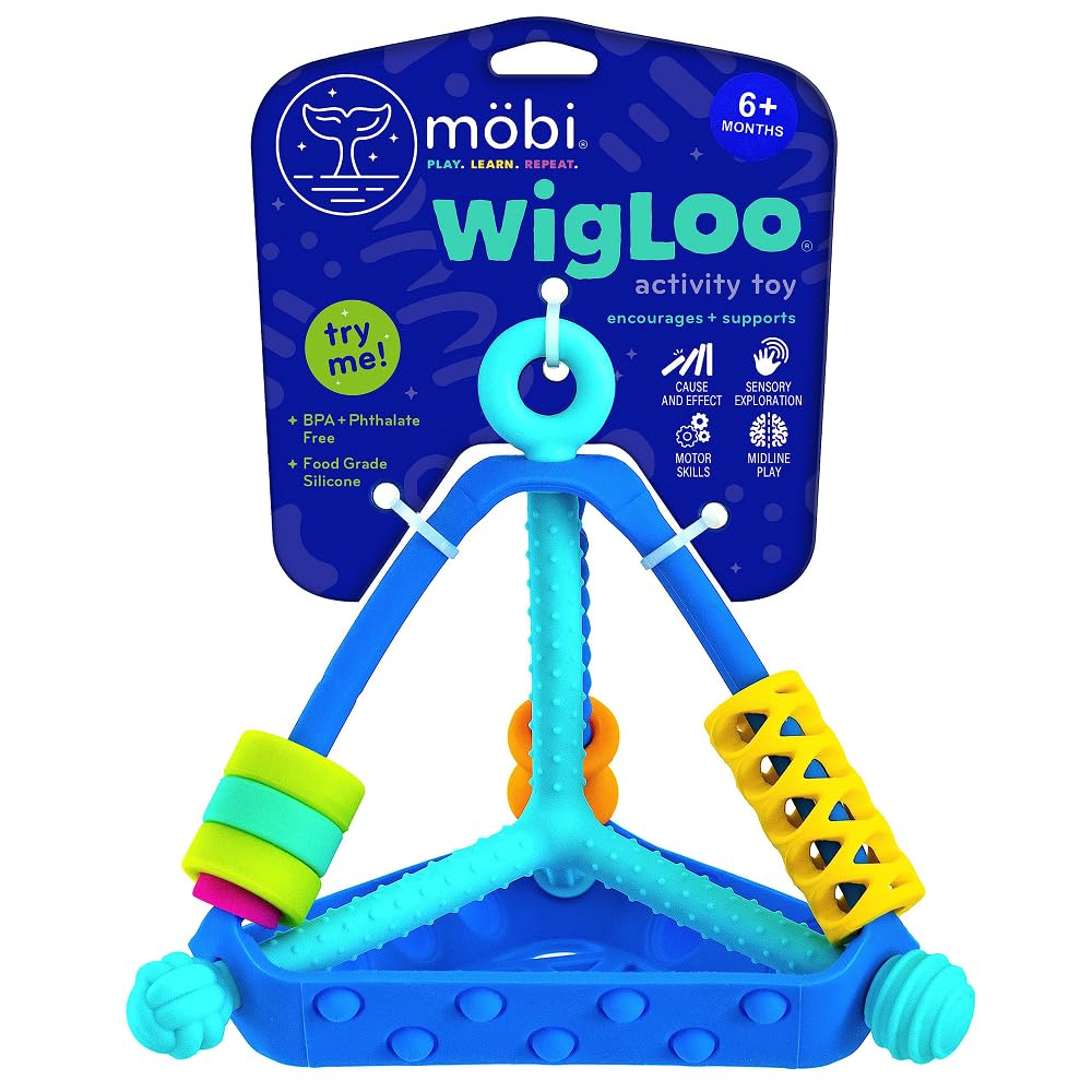 Mobi Wigloo Activity Toy - Montessori Toys for Babies 6-12 Months and Up, Sensor
