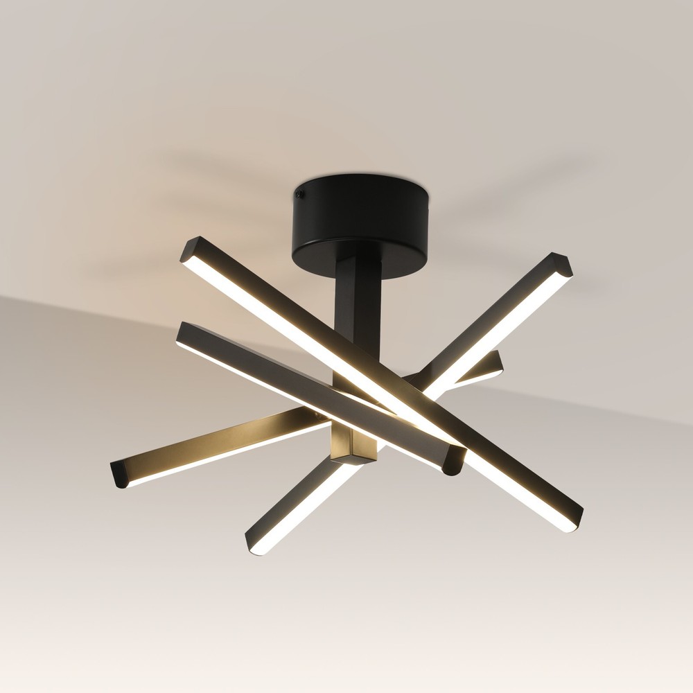 LED Semi Flush Mount Ceiling Light Fixture