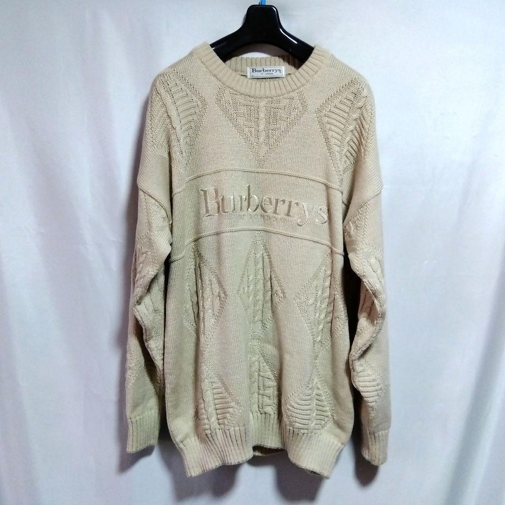 Burberry knit sweater Men's Fashion from Japan