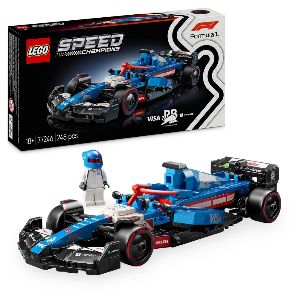LEGO Speed Champions Visa Cash App RB VCARB 01 F1 Race Car Building Kit