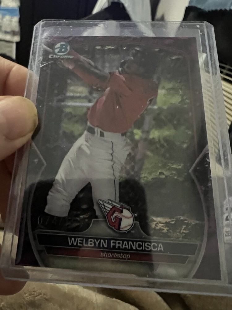 2023 Bowman Chrome Welbyn Francisca⚡️PINK LUNAR REFRACTOR #d/199⚡️Guardians
