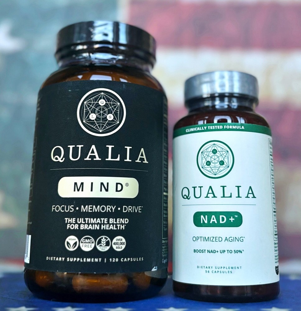 QUALIA MIND 2.0 Premium Cognitive Supplement & NAD+ Optimized Aging Supplement