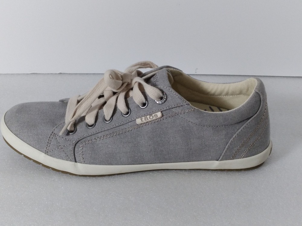 Taos Sneakers, STAR Women's Size 9.5, Grey Wash Canvas, Lace up NEW WITHOUT BOX