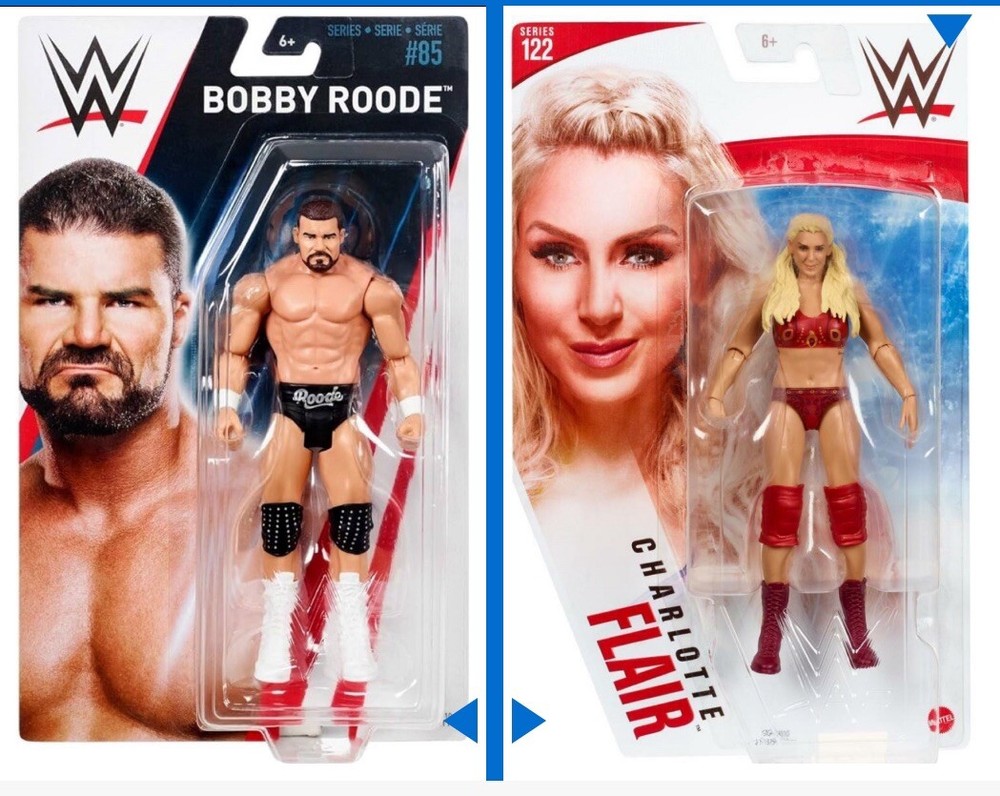Mattel WWE Lot Of 85 Bobby Roode 122 Charlotte Flair New Sealed