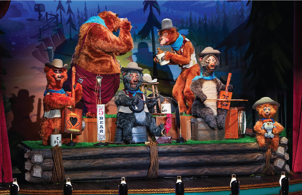 WDW Country Bears Jamboree 13x19 Disney Poster Print in Satin Finish