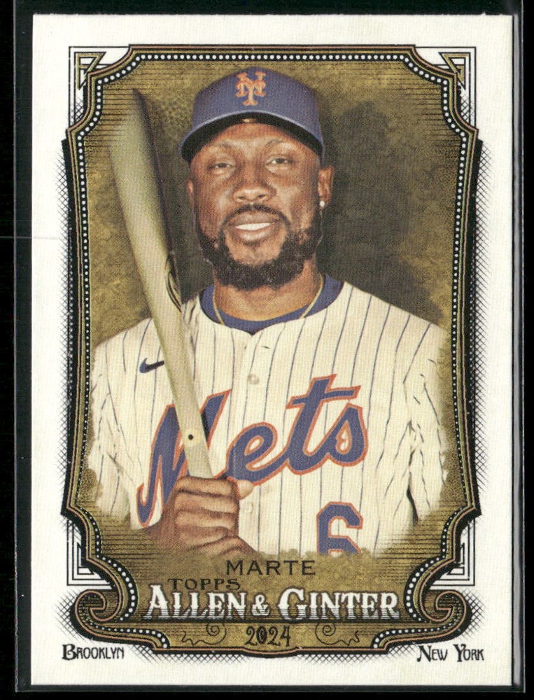 2024 Topps Allen & Ginter Starling Marte New York Mets Baseball Card #318