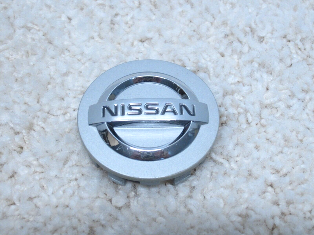 NISSAN 370Z ALTIMA GT-R OEM ALLOY WHEEL SILVER CENTER CAP 40342-AU510 #2F-3