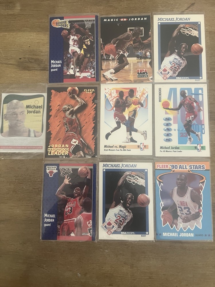 Michael Jordan -  19 Cards Lot - Includes Rare Sealed, Rookie And More ++