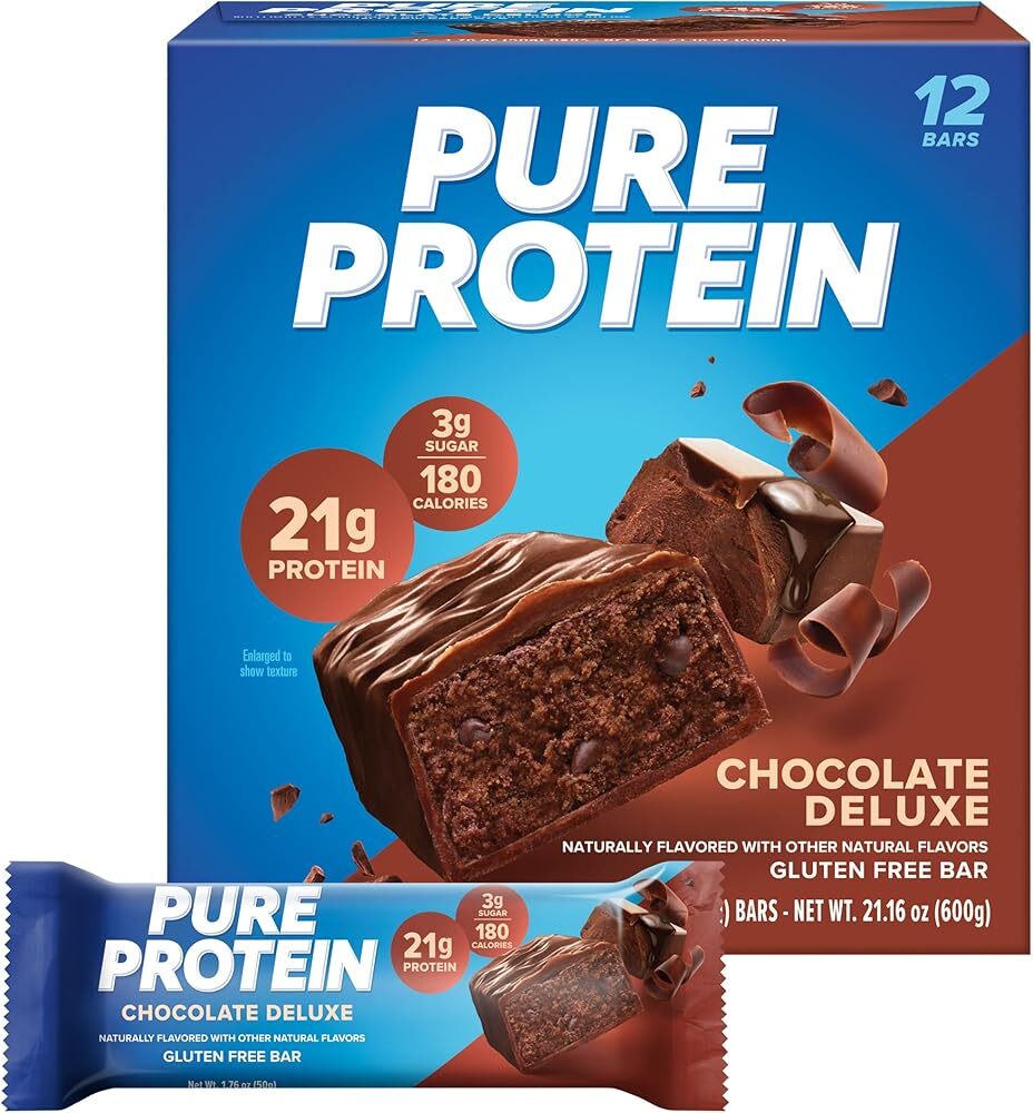 Pure Protein Bars, High Protein, Nutritious Snacks to Support Energy, Low Sug...