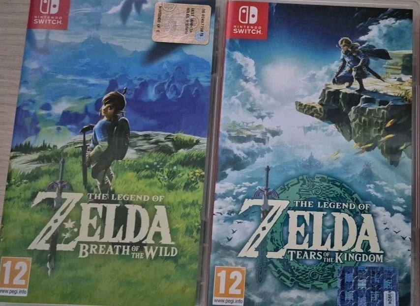 2 Games The Legend of Zelda: BOTW and TOTK