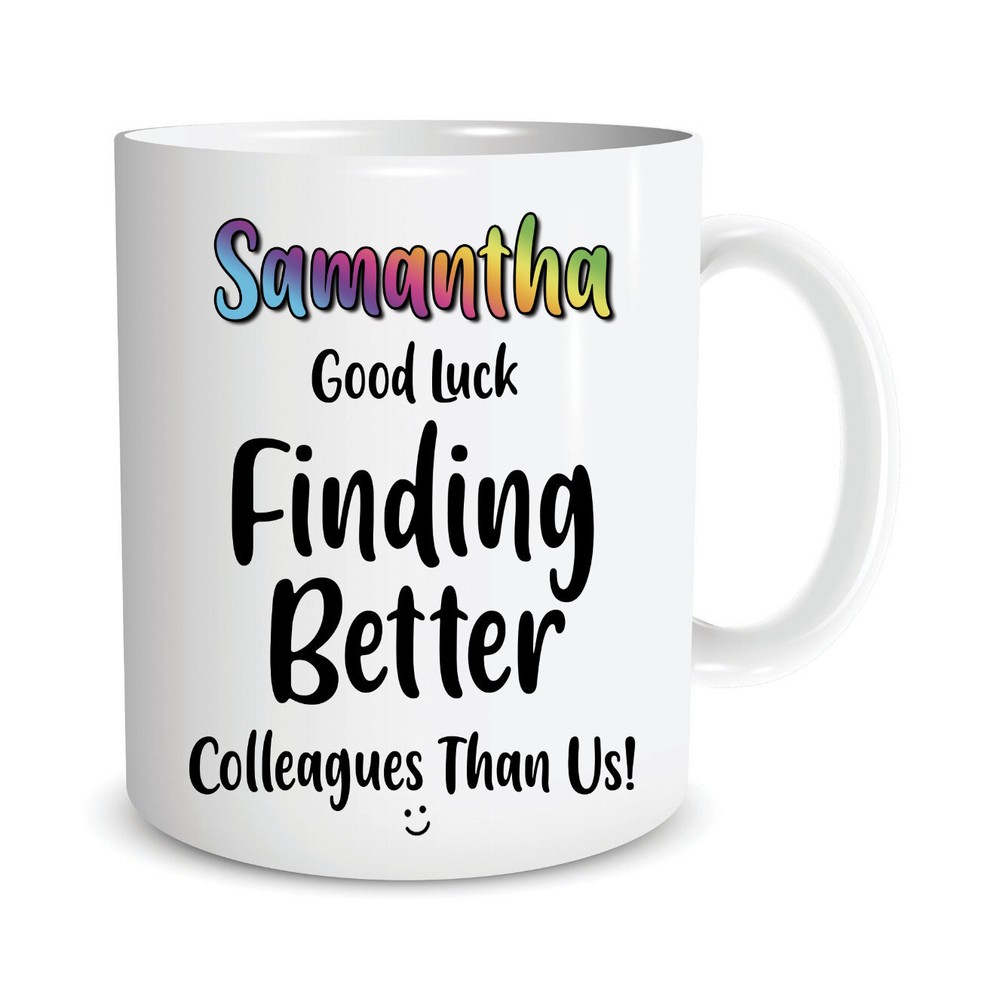 Personalised Funny Leaving Work Gift Coffee Mug Good Luck Finding Better