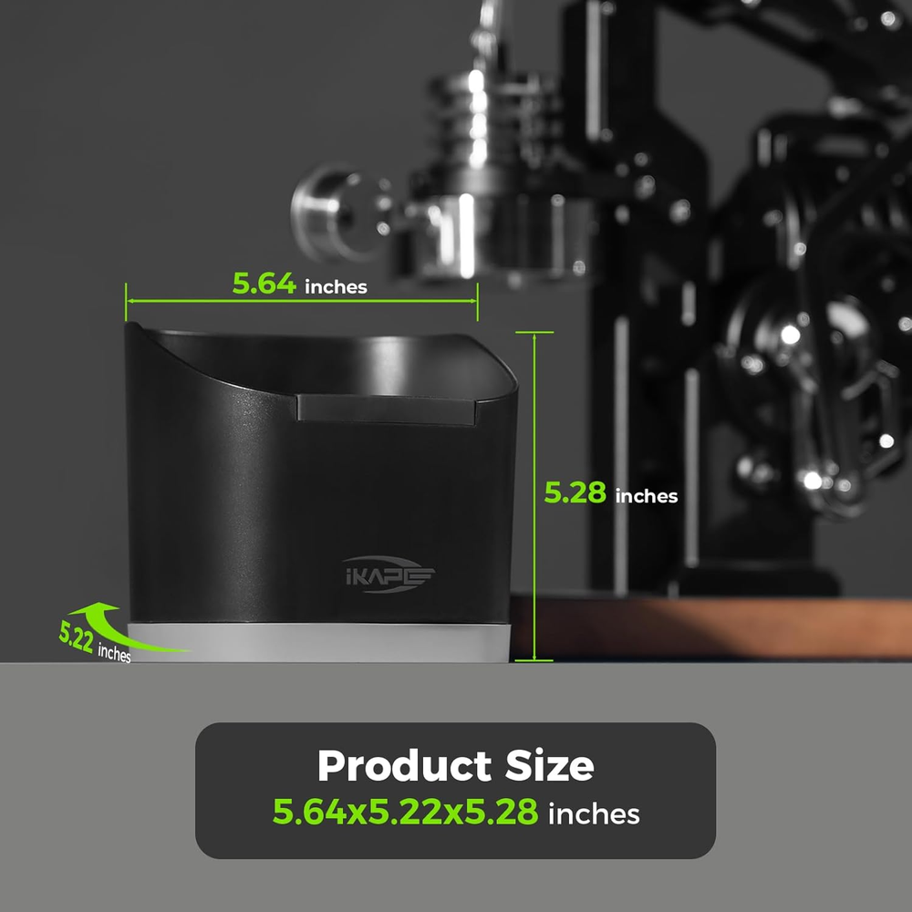 Espresso Knock Box for Coffee Grounds Barista Tool Enhanced for Better Disposal