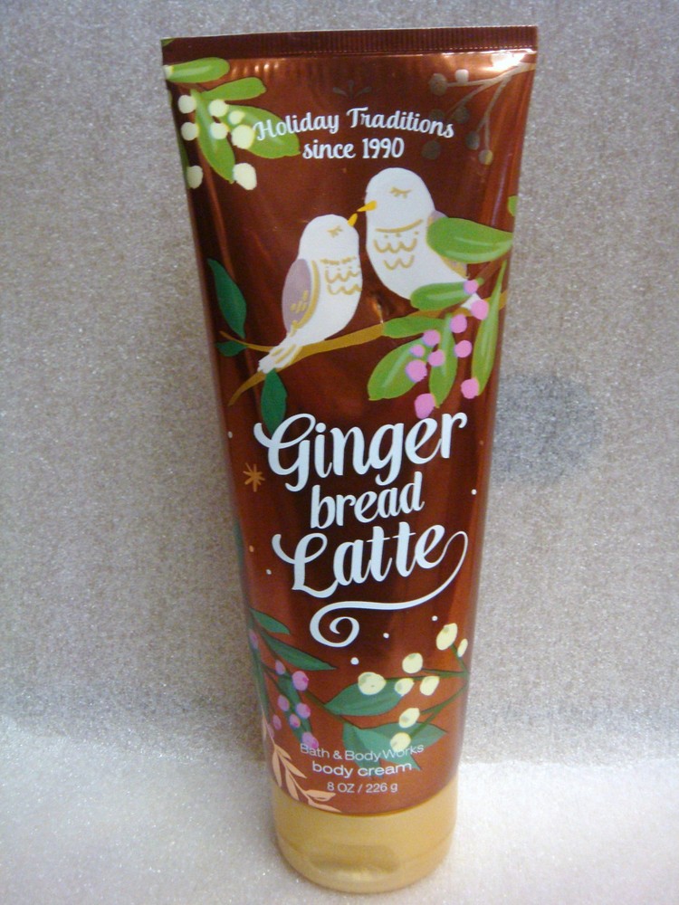 Bath & Body Works Gingerbread Latte Shea Cocoa Butter Body Cream 8 oz