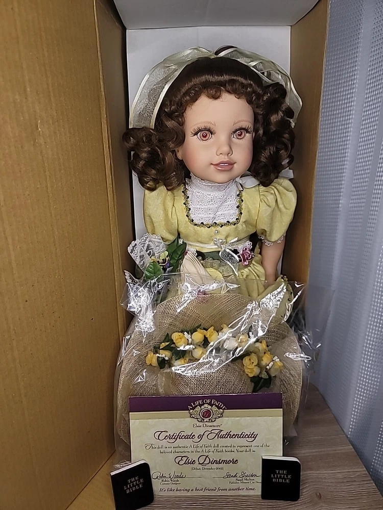 Elsie Dinsmore a Life of Faith Mission City Press 18 Inch Doll Many Accessories