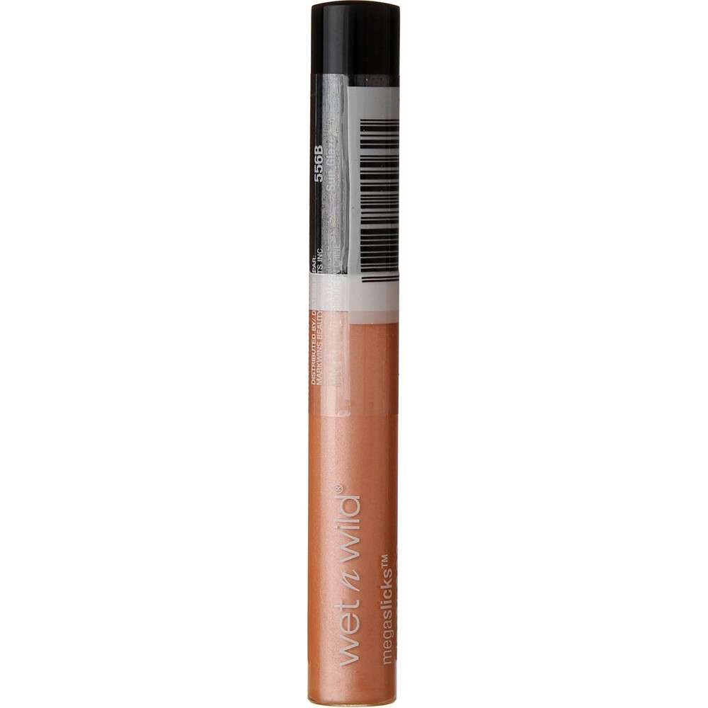 Wet n Wild MegaSlicks Lip Gloss, Sun Glaze 556B, 0.19 oz