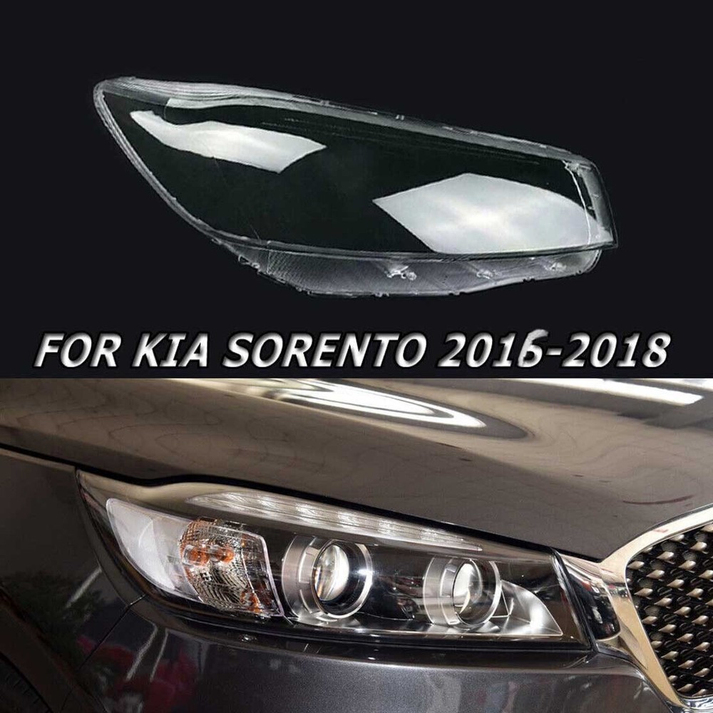 Auto Front Lampshade Case For Kia Sorento 2016-2018 Headlight Lens Cover Right