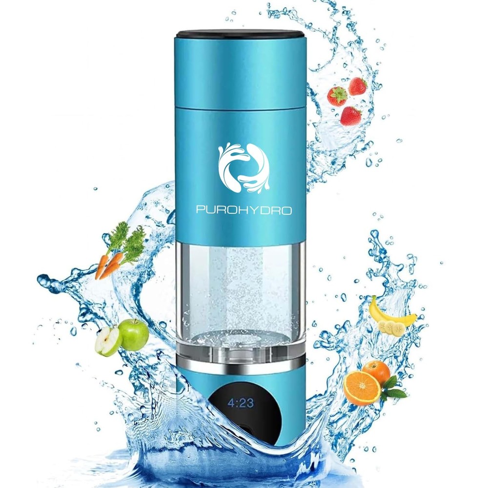 Portable Rechargeable Hydrogen Water Bottle Generator for Healthy Hydration
