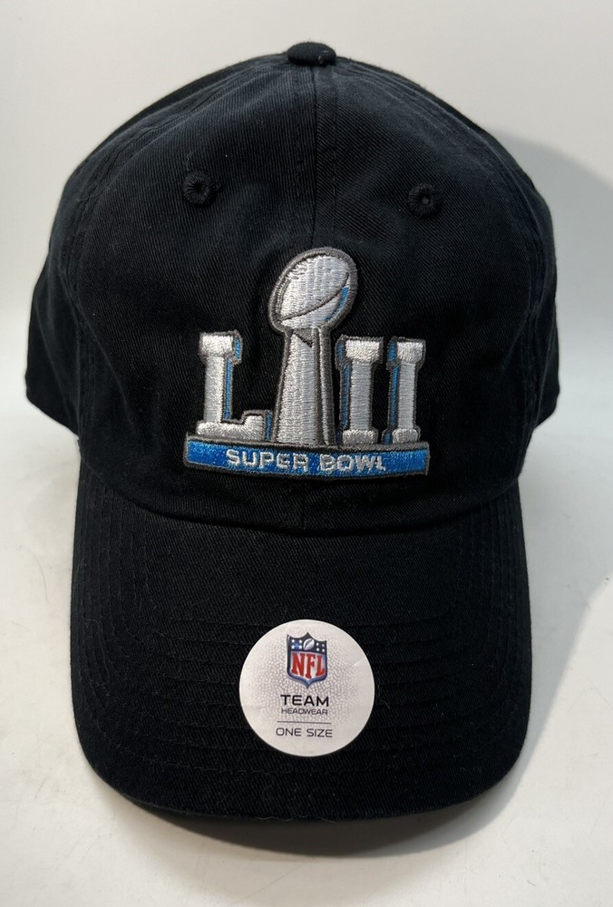 NFL TEAM APPAREL Super Bowl  LII Minneapolis Football Baseball Cap OS NEW