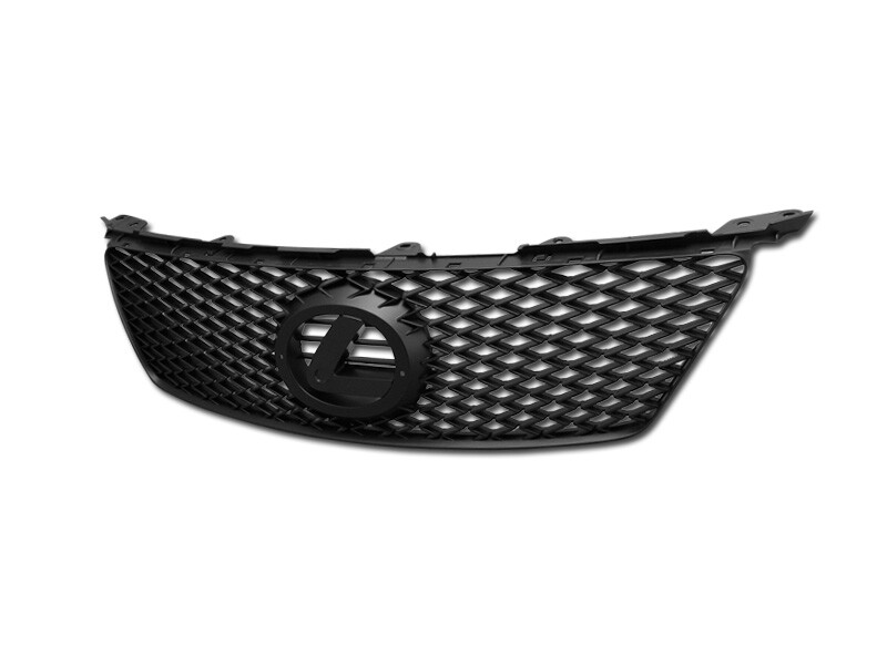 06-08 Lexus IS250/IS350 Black Mesh Front Hood Grille Guard D4