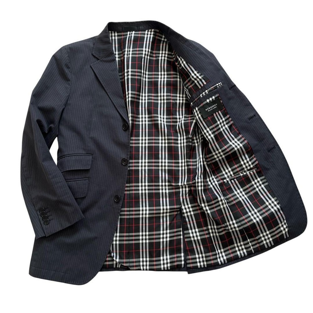 Good condition Burberry Black Label Tailored Jacket Nova Check