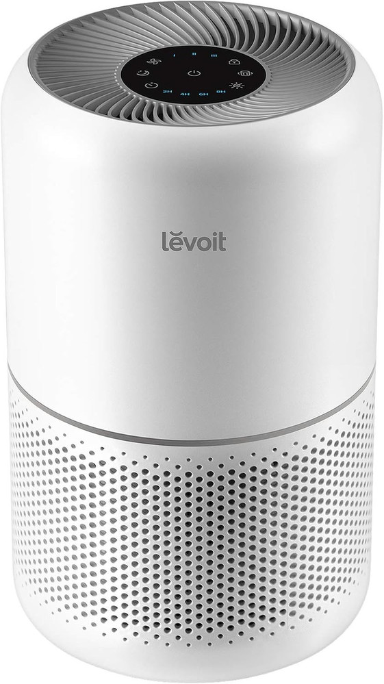 LEVOIT Air Purifier for Home Allergies Pets Hair in Bedroom, Covers Up White