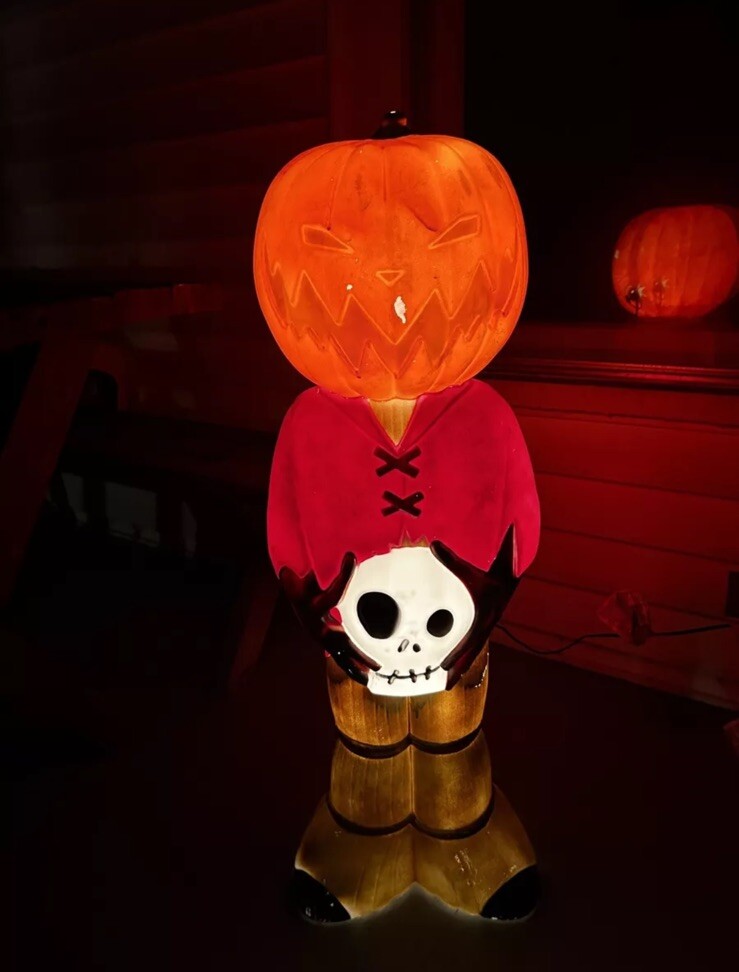 Tim Burton Nightmare Before Christmas, Pumpkin King Blow Mold - 35 “ Tall