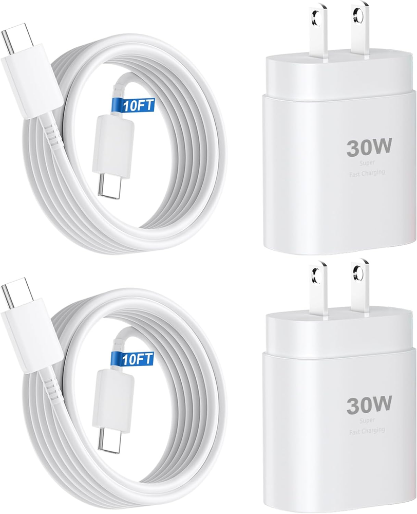 30W USB C Fast Charger Block for iPhone 16 15 Pro Max