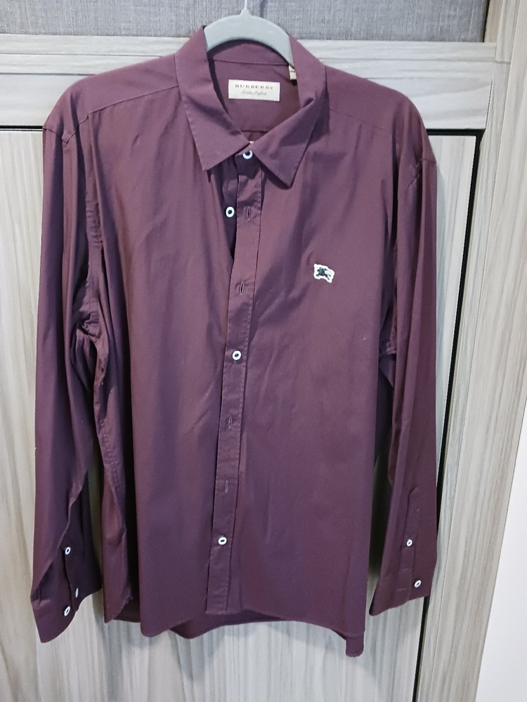 Mens Burberry Dress Shirt Size Xxl