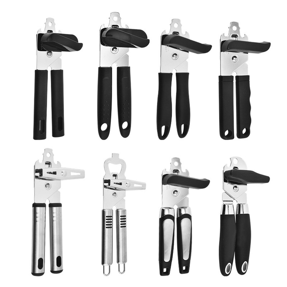 Kitchen Gadget Stainless Steel Can Opener Anti-Slip Thickened Manual Can Opener