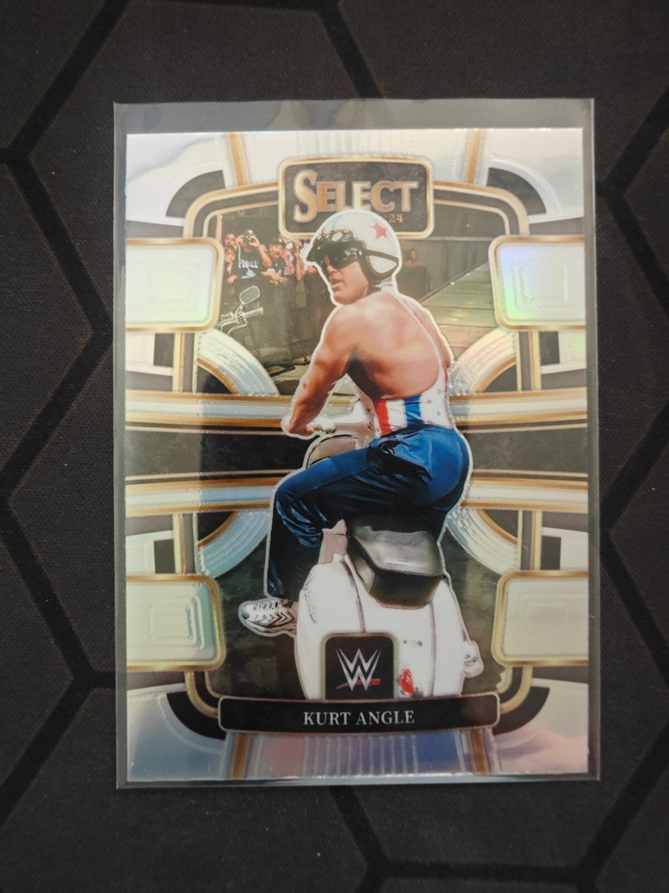 2024 Panini Select WWE Silver Prizm Concourse Kurt Angle -3