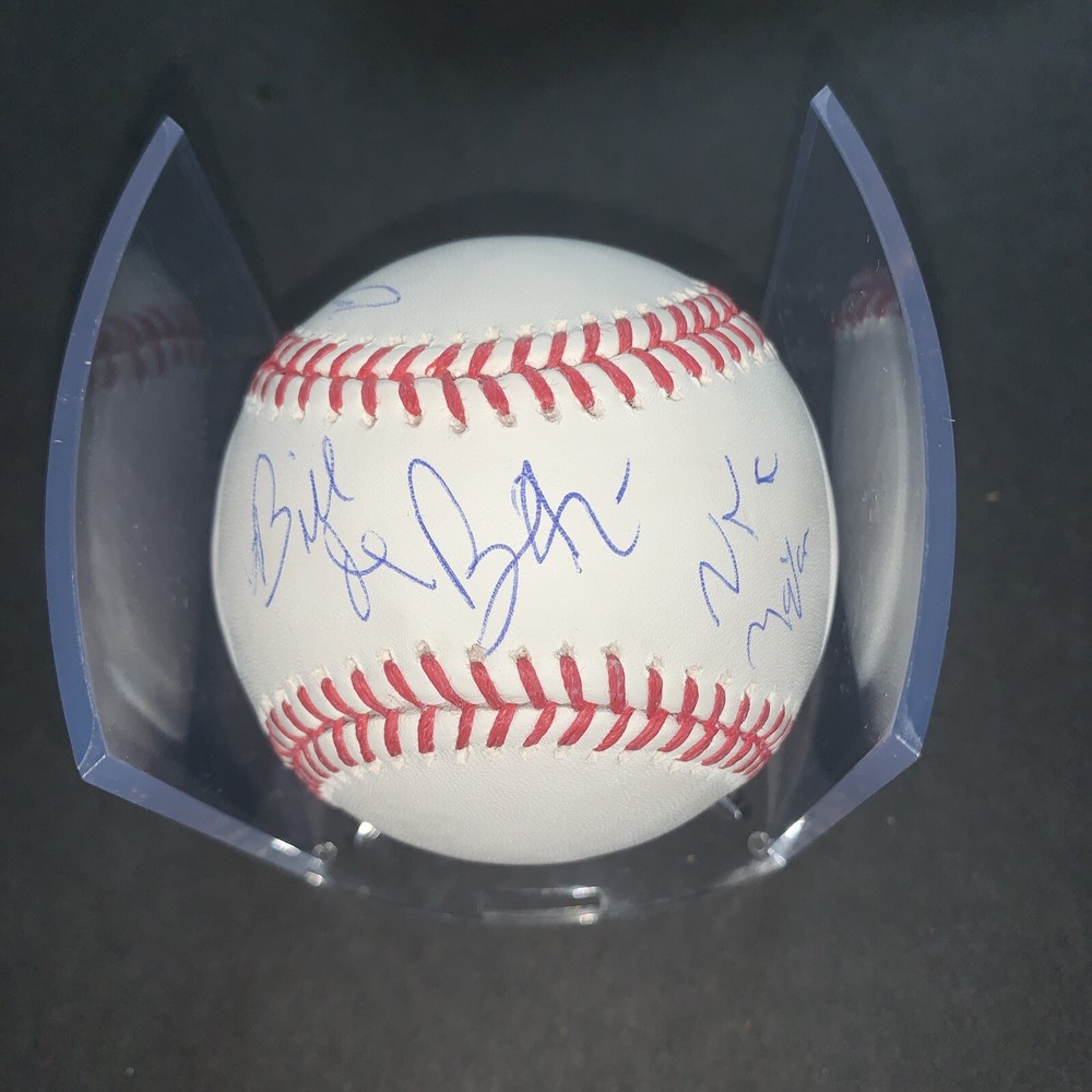 Bill De Blasio Signed MLB Baseball NYC Mayor Beckett BAS