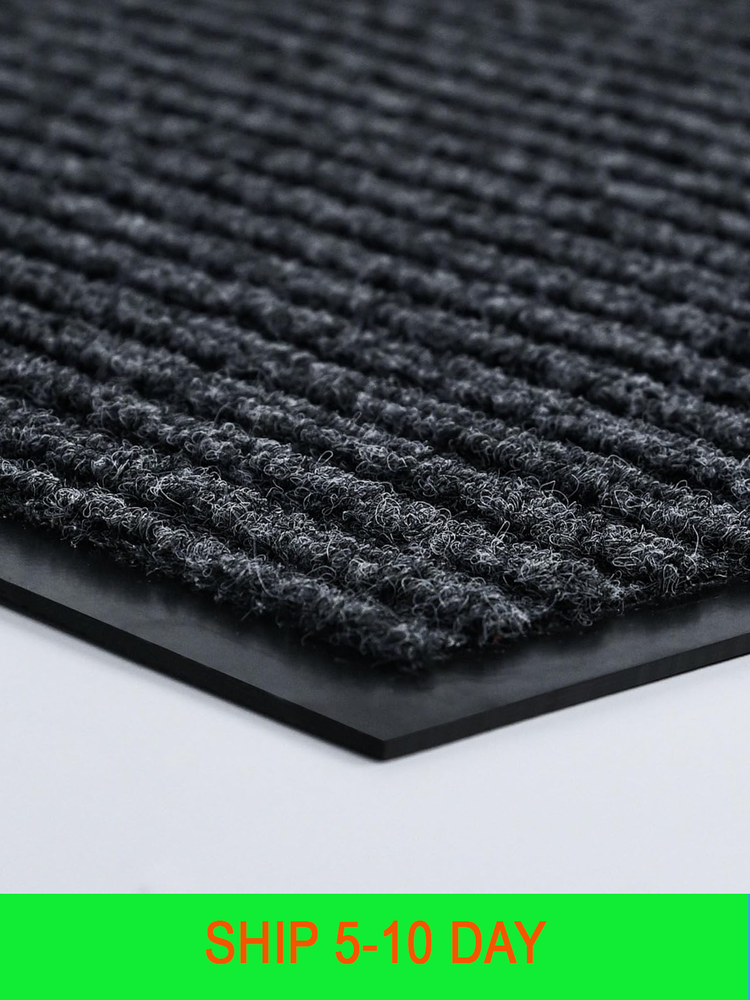 Durable Front Door Mat, Heavy Duty Indoor Outdoor Doormat, 48” x 36” Low Profile