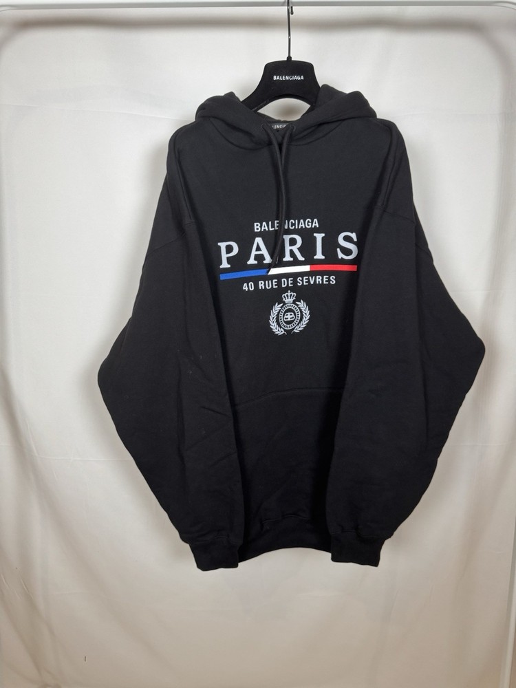 Balenciaga Embroidered Paris Hoodie