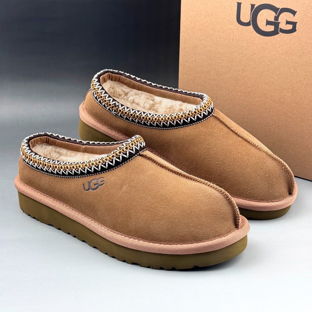 UGG Women's Tasman II Classic Chestnut Suede Shoes Wool Slipper US 6-11