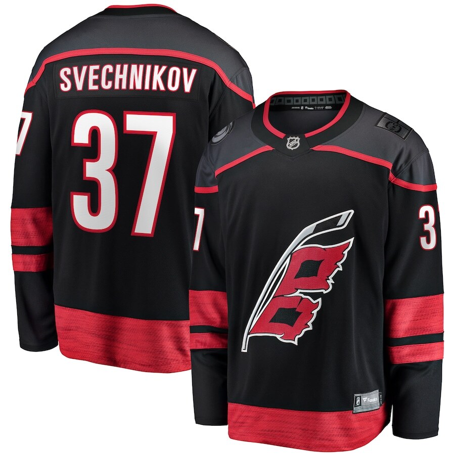Andrei Svechnikov Carolina Hurricanes Fanatics Home Breakaway Shirt Stitched