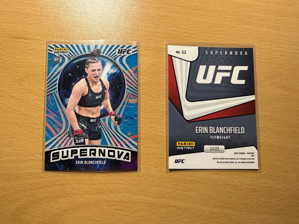 ERIN BLANCHFIELD 2023 Panini Instant UFC SUPERNOVA S2 SP 1/123