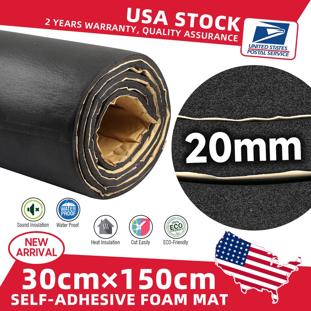 20mm Car Sound Deadener Mat for Noise Reduction & Heat Insulation  