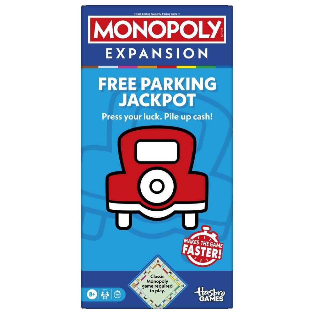 Monopoly Free Parking Jackpot Expansion   Add More Fun to Classic Monopoly Game