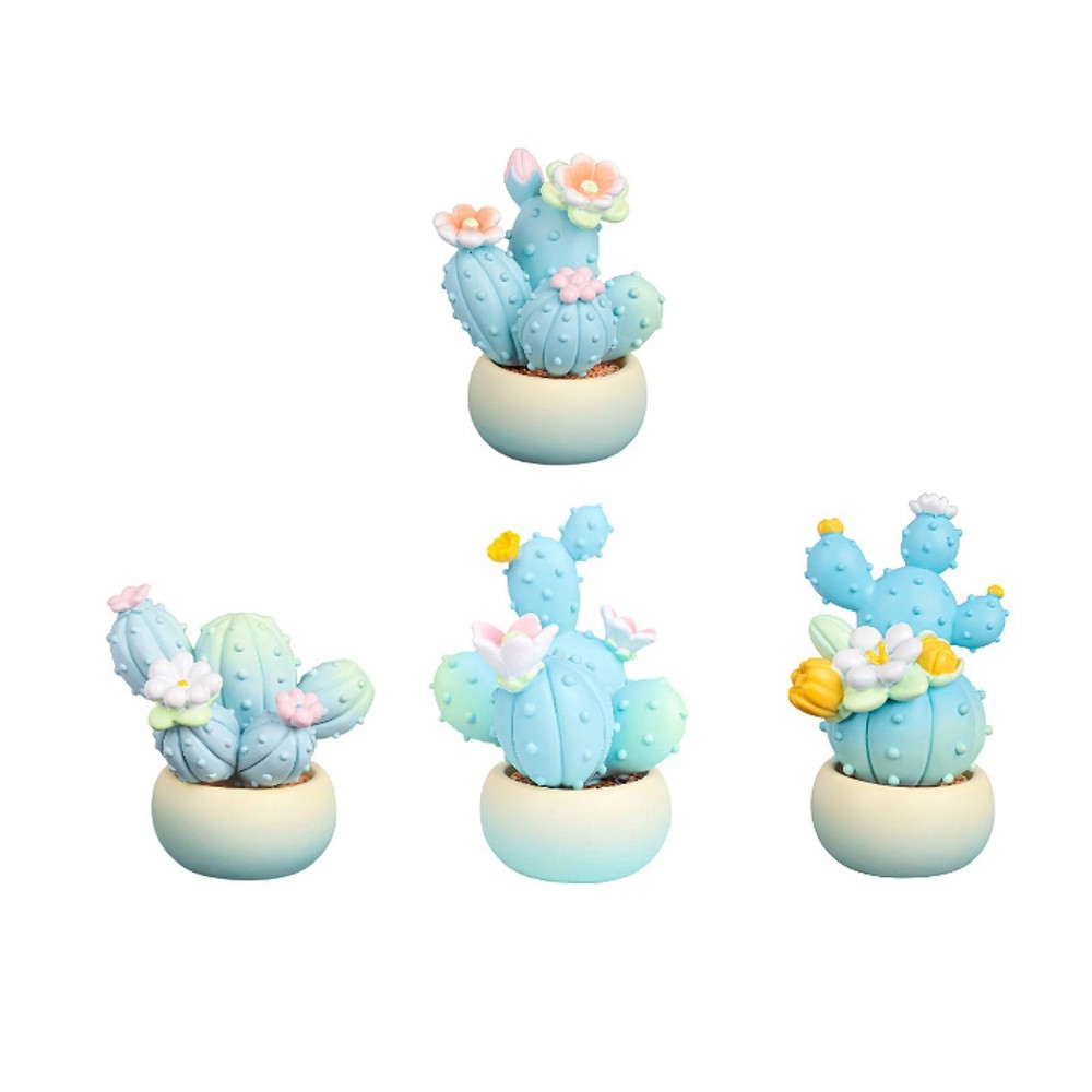 Mini Artificial Bonsai Plant Resin Faux Decor Craft Simulation Potted