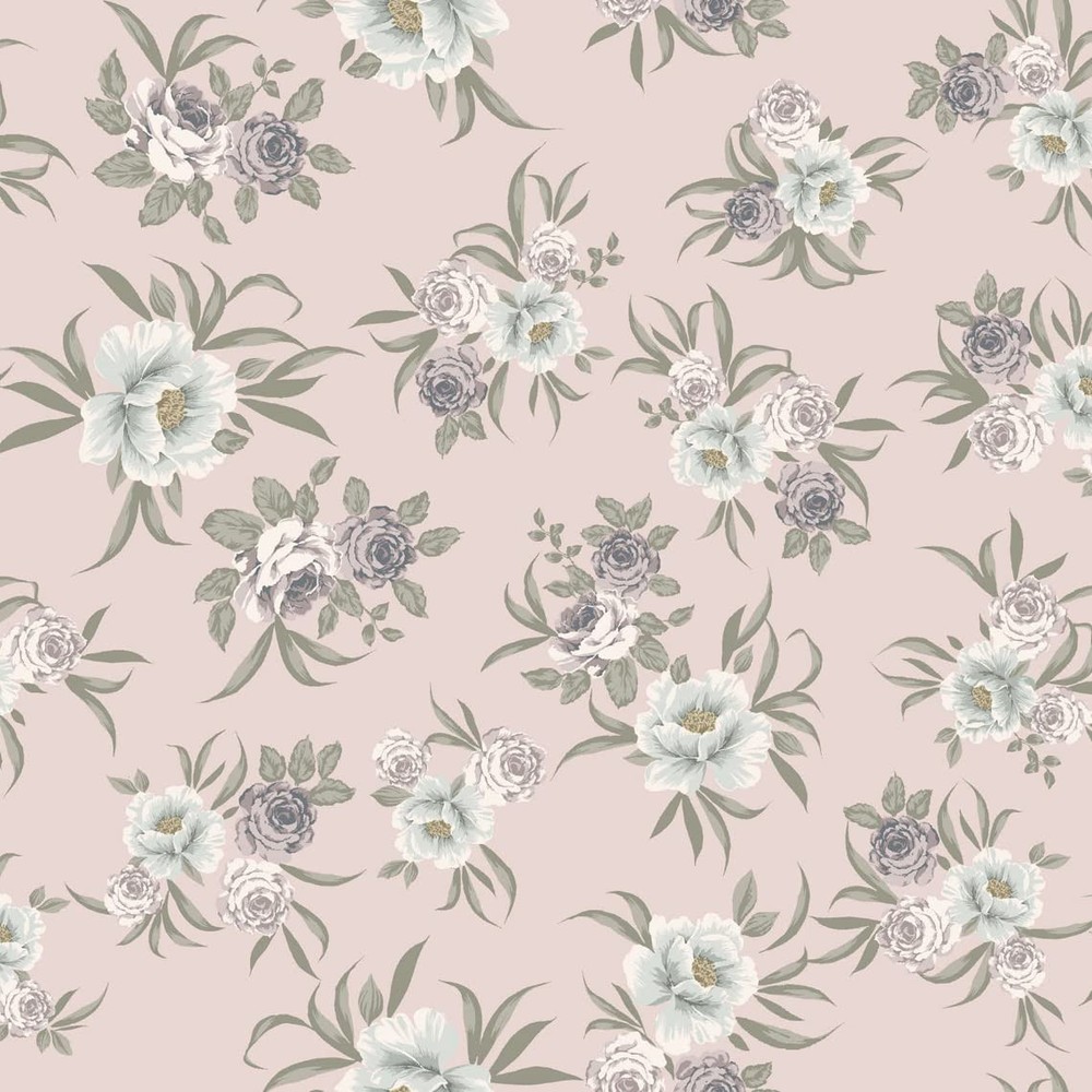 Bohemian Floral Rayon Crepon Woven Fabric for Apparel No Stretch