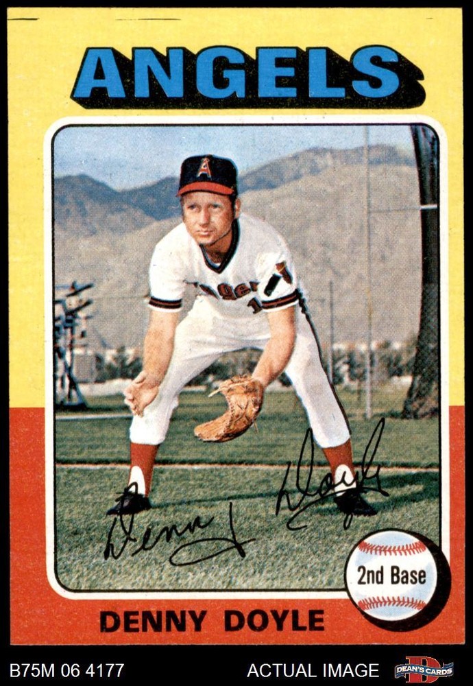 1975 Topps Mini #187 Denny Doyle Red Sox 6 - EX/MT