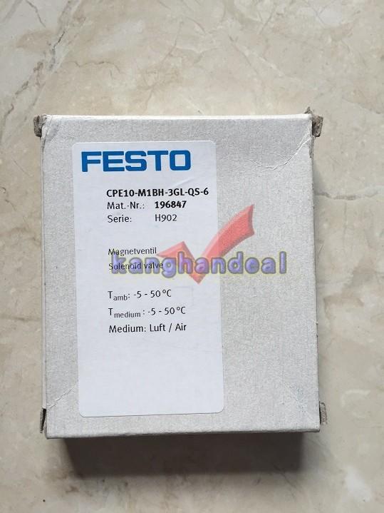 1PC FESTO CPE10-M1BH-3GL-QS-6 196847 solenoid valve NEW