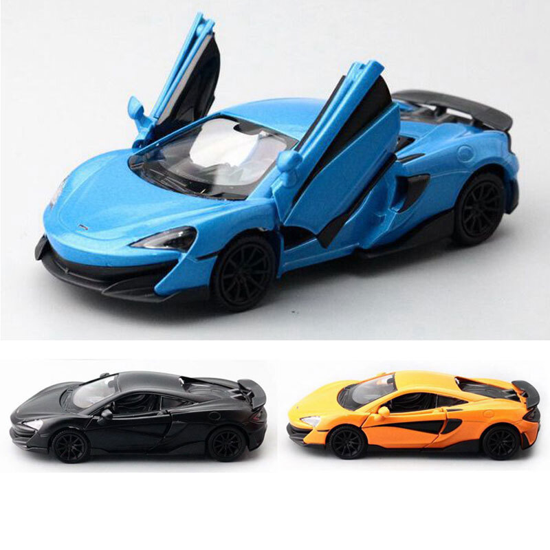 1/36 Scale McLaren 600LT Model Car Diecast Vehicle Metal Toys for Kids Pull Back