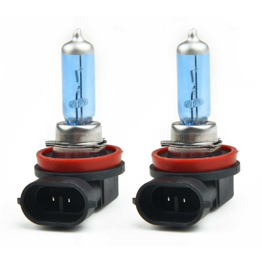 2pcs Car 55W 12V 6000K White H11 Halogen Bulbs Headlight Fog Lamps Replacement